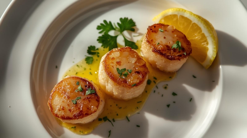 Resep seared scallop butter sauce yang juicy dan mewah ala restoran